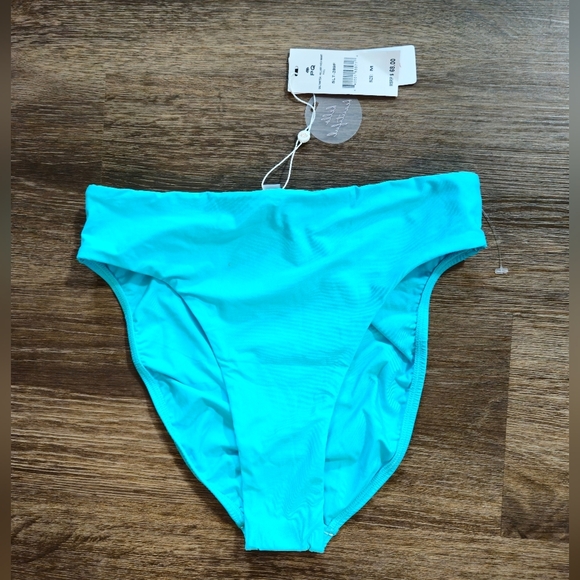 PilyQ Blue Bikini Swimsuit Set NWT sz M - Picture 8 of 13